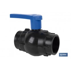 VÁLVULA DE BOLA ROSCA H-H PP PN16 2 1/2 X 2 1/2