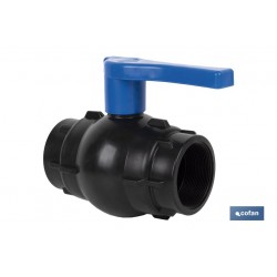 VÁLVULA DE BOLA ROSCA H-H PP PN16 2 1/2 X 2 1/2