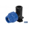 CODO 90° GRIFO ROSCA HEMBRA PP PN16 20 X 3/4