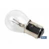 LÁMPARA COFAN 2 POLOS BLANCA DESCENTRADA P21/5W (BAZ15d) 12V