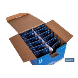 EXPOSITOR FLEXÓMETRO ESTÁNDAR 16 MM X 3 M 12 UDS.
