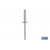 REMACHE ALUMINIO ALA ANCHA D-14  4,8 X 22 MM