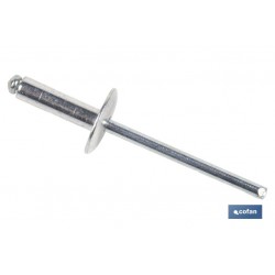 REMACHE ALUMINIO ALA ANCHA D-14  4,8 X 22 MM
