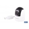 Cámara de seguridad inteligente con WiFi | Con control remoto, audio bidireccional y amplio ángulo de visión