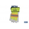 GUANTE VACUNO AMERICANO AMARILLO FLÚOR TALLA 11