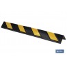 ESQUINERO RECTO 800X100X8MM AMAR/NEGRO