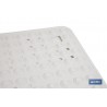 ALFOMBRA PLUS ANTIDESLIZANTE CON VENTOSAS BAÑERA/ DUCHA BLANCO 60 X 60 cm