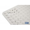 ALFOMBRA PLUS ANTIDESLIZANTE CON VENTOSAS BAÑERA/ DUCHA BLANCO 60 X 60 cm