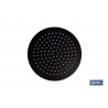 CABEZAL DE DUCHA REDONDO EXTRAFINO DE ACERO INOXIDABLE 304 NEGRO MATE Ø24,5 CM