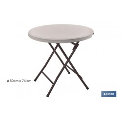 MESA REDONDA PLEGABLE...