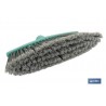 CEPILLO DE BARRER PLUMADO PEQUEÑOS ESPACIOS VERDE AGUA 33 X 8 X 9.5 cm (11) CM)