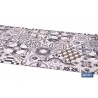 ROLLO DE ALFOMBRA VINILICA DISEÑO ARABESCO 84% VINILO 16% POLIESTER 52 X 20 M