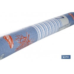 ROLLO DE HULE DISEÑO MARINA 1.40 X 25 M