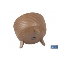 MACETA CON PATAS Y FILTRO DE DRENAJE COLOR MARRÓN WPC Ø 399 X 205 MM 21 L VENTA UNITARIA
