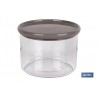 BOTE MULTIUSOS MODELO ALBAHACA COLOR PIEDRA 500ML 11X8cm
