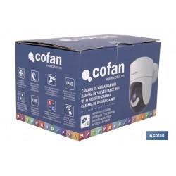 Cámara de seguridad inteligente con WiFi | Con control remoto, audio bidireccional y amplio ángulo de visión