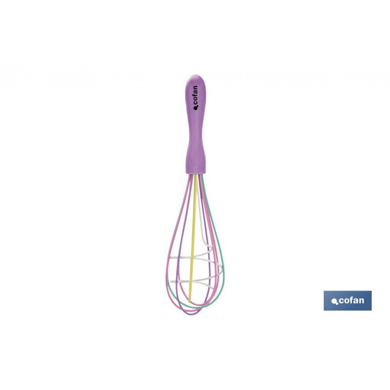 BATIDOR MANUAL MULTICOLOR MODELO VERGINI 25 CM