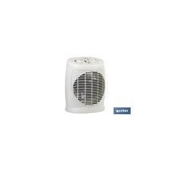 Termo ventilador Eléctrico | Modelo Estonia | Doble Función de Calor 1000 - 2000 W | Termostato Regulable