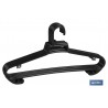PACK DE 6 PERCHAS NEGRAS 38 X18 CM