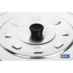 TAPA C/DESVAPO  ALUMINIO 36 cm venta unitaria