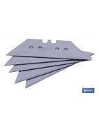 Pack de 5 cuchillas | Trapezoidales | Medidas de la cuchilla: 60 mm