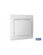 Interruptor - Conmutador de empotrar | Modelo Pacific | 10 A - 250 V | Color blanco