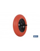 Rueda impinchable de obra | Con varillas Ø 20 mm | Para pesos de 140 kg
