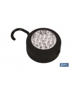 Lámpara 24 led Redonda Imán/Gancho