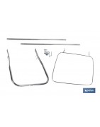 Pedal con aro sujeta bolsa de basura | Para contenedor de 120 litros | Fabricado en metal | Resistente y duradero