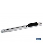 Cúter de acero inoxidable | Cuerpo compacto y ligero | Ideal para manualidades