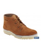 Bota Trekking | En Piel | Modelo Morella | Con Cordones | Color Camel | Suela Antideslizante