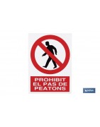 Prohibit pas a peatons