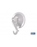 Colgador Ventosa Cierre Seguridad. 77mm diámetro