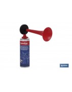 Bocina de aire comprimido | Contenido de 300 ml | Ideal para eventos deportivos o señalización acústica