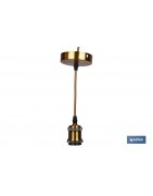 Cable para Lámpara Deco Oro