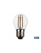 Bombilla Led Esférica Filamento E27