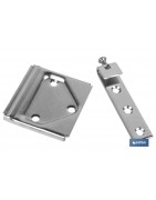 Set Colgador para Armario | Fabricado en Acero Zincado | Medida 53 mm