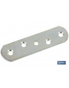 Placa de unión para paneles | Fabricada en acero zincado | Accesorio de fijación