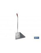 Recogedor Metálico Extra | Modelo Tamar | Metal Galvanizado | Con Mango
